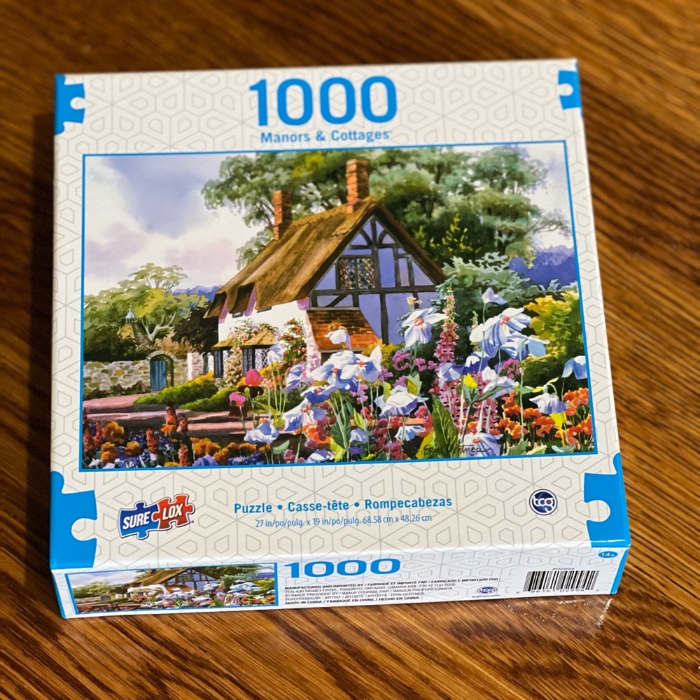 Manors & Cottages 1000 Piece Puzzle “April Cottage “